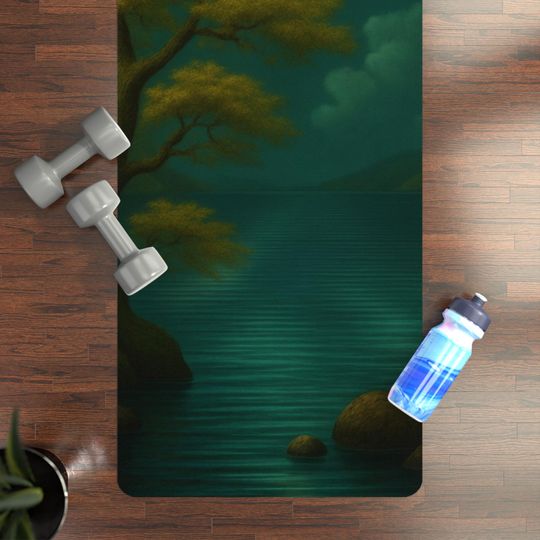 Discover Suede and Rubber Yoga Mat