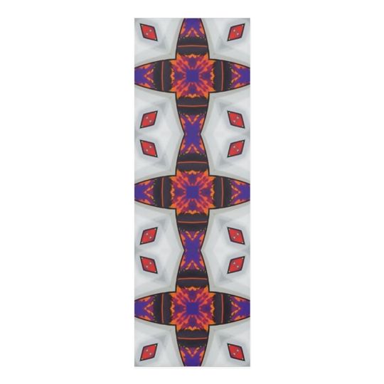 Discover Thick Tribal Cross - Foam Yoga Mat