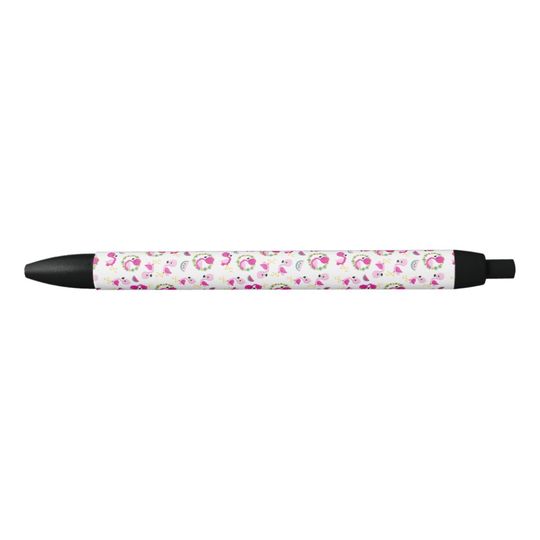 Discover Tropical Pattern, Flamingos, Watermelons, Flowers Pen