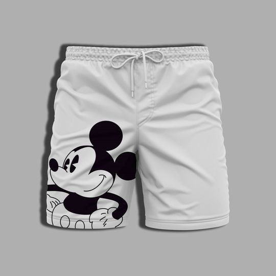 Discover Whole Swimsuit Mickeyy Men's Shorts for Women Disneyyy Beach Shorts