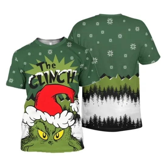 Discover funny character Santa Clause T-shirt 3D Full Sizes
