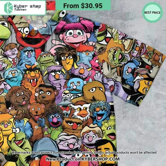 Discover All Muppetss Characters Are Here Button Down Shirt