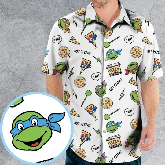 Discover Got Pizza Teenage Mutant Ninja Turtles Hawaiian Shirt