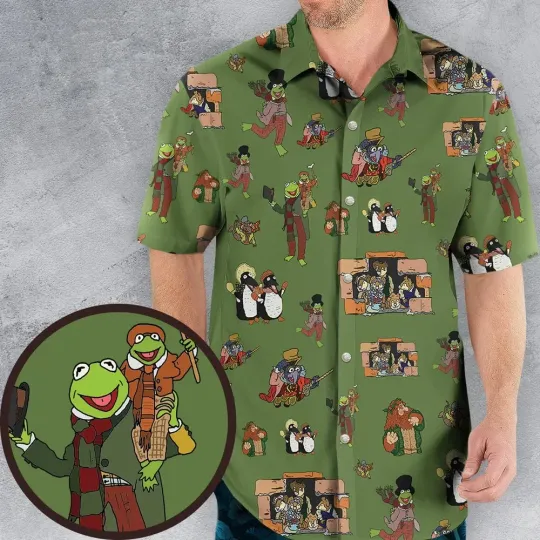 Discover The Muppet Christmas Carol Characters Hawaiian Shirt, Unisex Adult, Size S-5XL