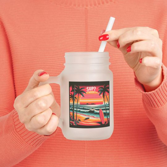 Discover Tropical Mason Jar