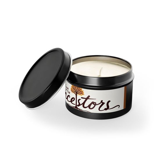Discover Love of the Ancestors Tin Candles - Aromatherapy, Home Decor, Spiritual Gifts, Meditation, Cosmic Energy
