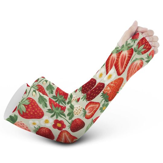 Discover New Lovely Strawberry Pattern Ice Sleeves