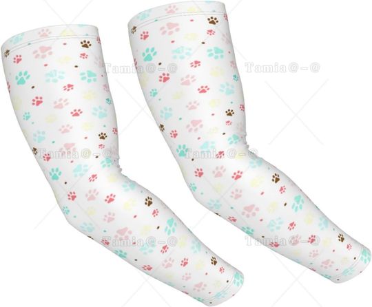 Discover Cute Animal Sleeves Paw Arm Cover Animal Paw Cooling Arm Sleeves for Outdoor