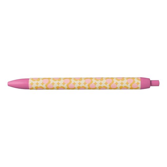 Discover Geometric Circle Mid Century Flower Pattern Pen