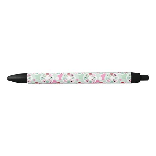 Discover pastel flower owl background pattern pen