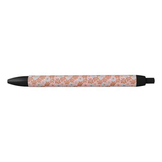Discover Retro Floral Seamless Pattern Pen