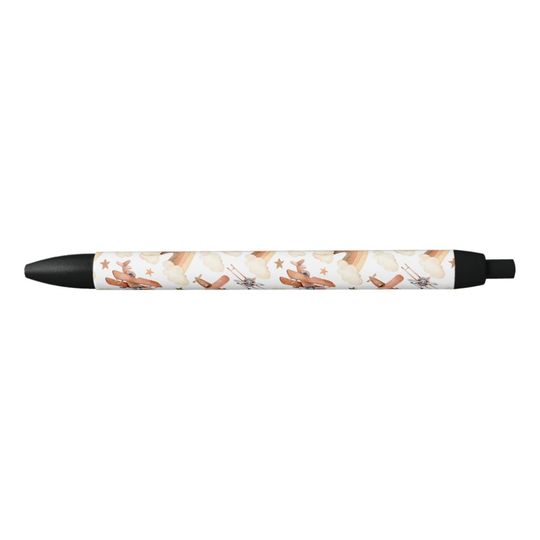 Discover Cute Watercolor Rainbow Airplane Pattern Pen