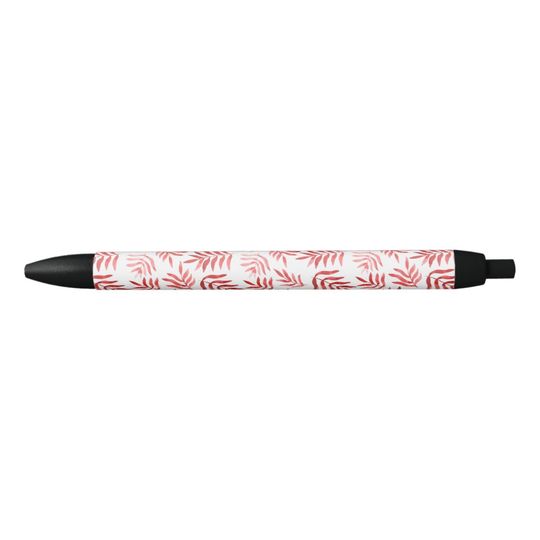 Discover Watercolor branches pattern - orange pen