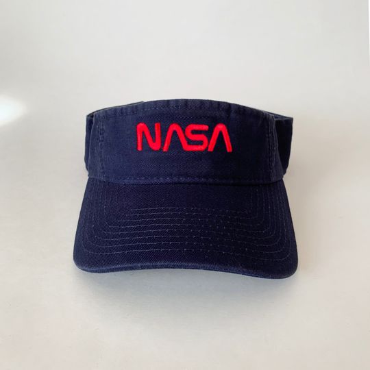 Discover Vintage NASA embroidered Visor Summer Cap