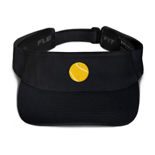 Discover Tennis Visor, Embroidered Visor, Many Colours; black, blue, red and white