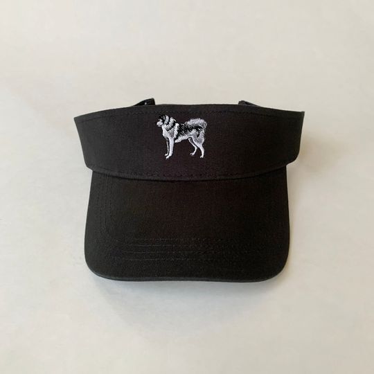 Discover Siberian Husky Embroidered Visor dog Visor Embroidered Cotton Visor