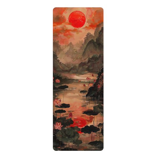 Discover Lotus Flowers Foam Yoga Mats