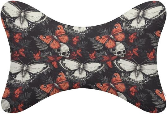 Discover Skull Butterfly Neck Bone Pillows