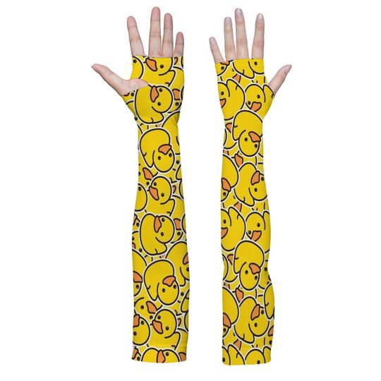 Discover Funny cute rubber duck cartoon print sleeves