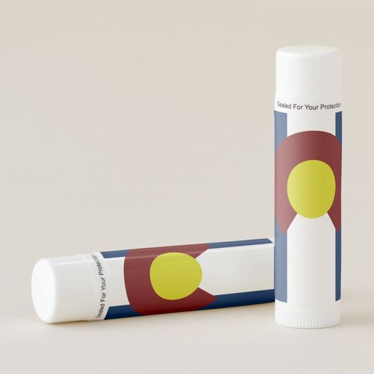 Discover Colorado flag lip balm