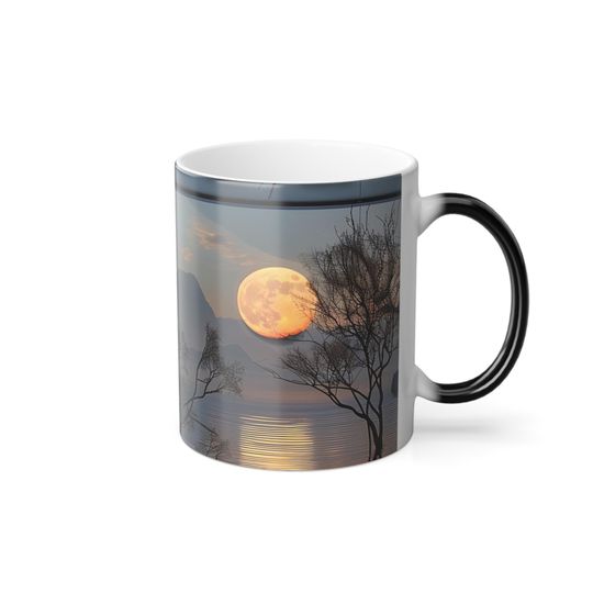 Discover Color Morphing Mug - Magical Landscape Art, Heat Change Coffee Cup