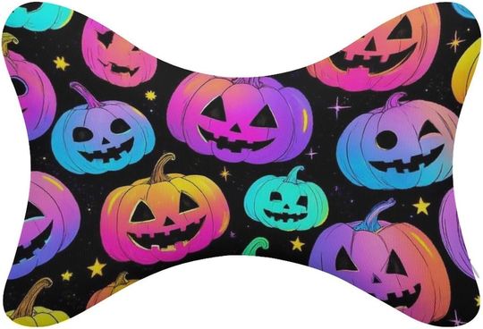 Discover Soft Car Neck Pillow, Memory Foam Head Rest Support Neck Bone Pillows