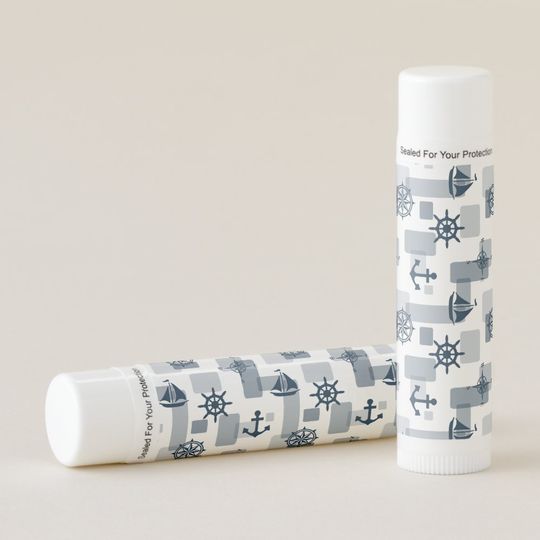 Discover Nautical pattern lip balm