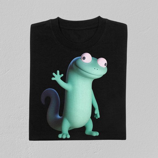 Discover Funny Lizard Meme Shirt, Silly Cartoon Lizard Shirt, Funny Weirdcore Animal Lizard Meme.