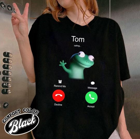 Discover Tom Lizard Is Calling Funny Meme Shirt, Lizard Lizard Lizard Shirt, Lizard Shirt