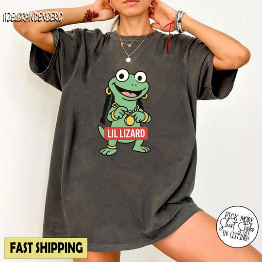 Discover lil lizard Shirt, Cute lizard Meme Shirt, wizard lizard funny Shirt