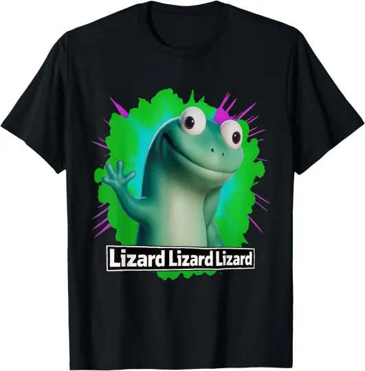 Discover Funny Weirdcore Animal Women Men Lizard Meme T-Shirt,  Adult Kid T-Shirt
