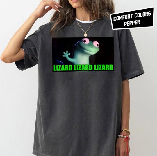 Discover Funny Elio Lizard Meme  Shirt, Lizard Lizard Lizard T-Shirt, Lizard Button Meme Vintage Tee