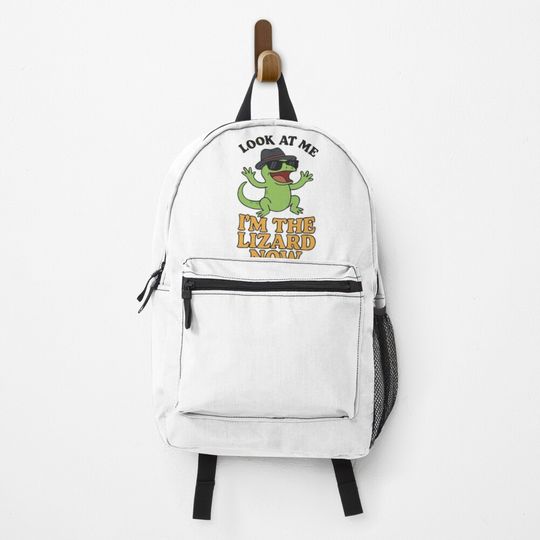 Discover lizard meme Backpack