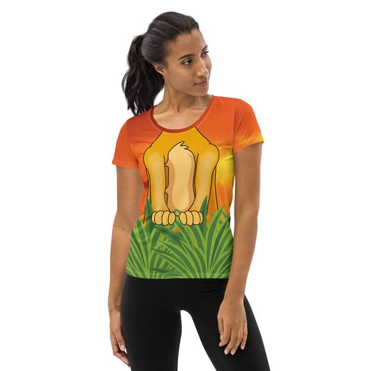 Discover Baby Boy Lion Women's Athletic T-shirt
