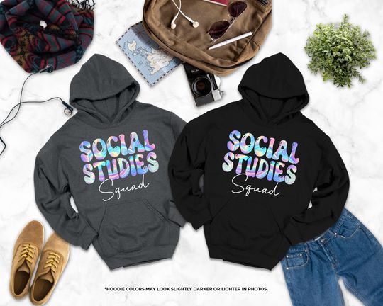 Discover Social Studies Squad Hoodie, History Teacher Hoodie, History Teacher Gift, History Hoodie, Funny Teacher, History Major Hoodie, Teacher Team