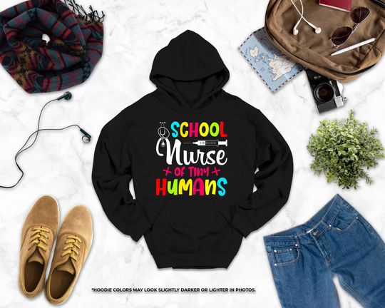 Discover School Nurse of Tiny Humans Hoodie, Gift for Nurse, NICU Nurse Hoodie, Peds Nurse, Daycare Nurse