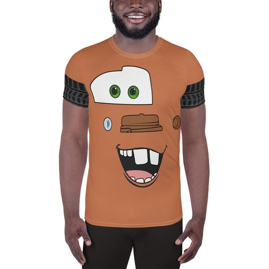 Discover Tow Truck Men's Athletic T-shirt