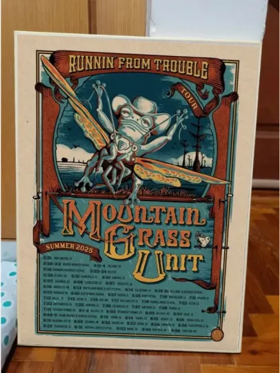 Discover Mountain Grass Unit Summer Tour 2025 Poster.