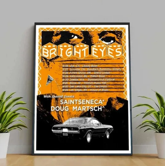 Discover Bright Eyes August & September Tour 2025 Poster