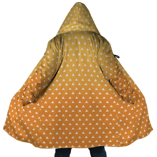 Discover zenittsu Agatsuma Hoodie Cloak – demon Dream Cloak Coat