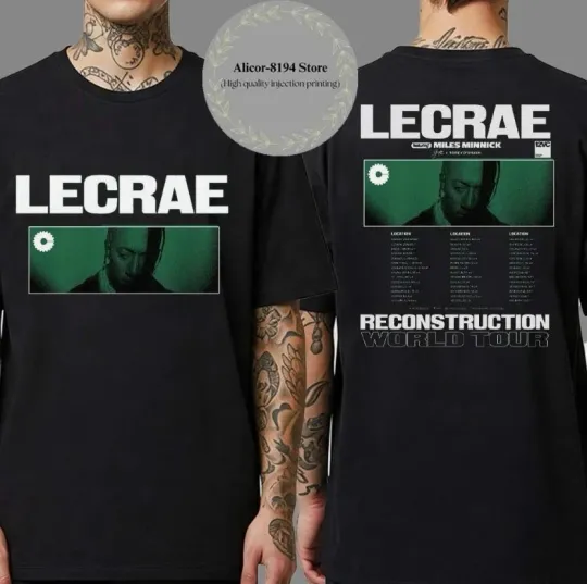 Discover Lecrae Reconstruction World Tour 2025 Lecrae Reconstruction Tour T Shirt