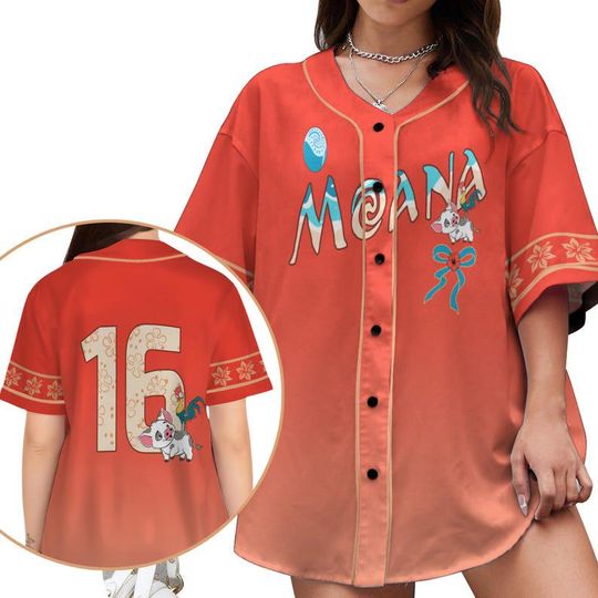 Discover Custom Name moanaa Coquette Bow Baseball Jersey