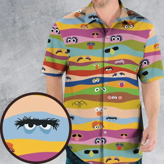 Discover Eyes On Us The Muppet Show Hawaiian Shirt, Unisex Adult, S-5XL