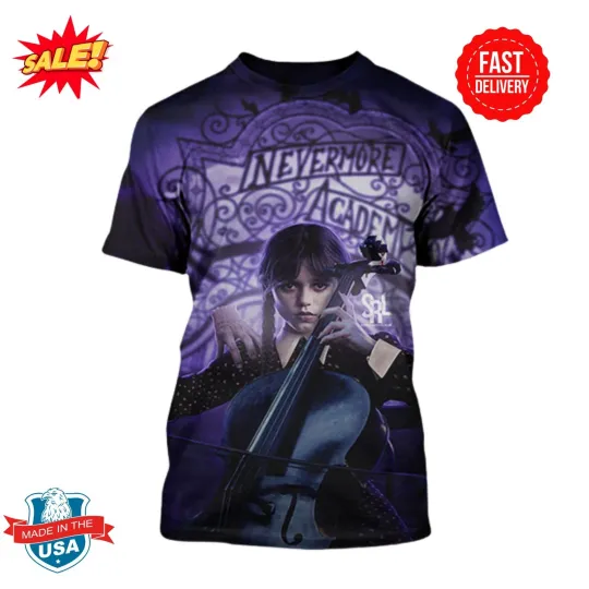 Discover Wednesday Season 2 On This Summer 2025 3D Tee