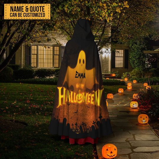 Discover Happy Halloween, Trick Or Treat  Cloak For Halloween Party, Cosplay - Personalized Halloween Cloak