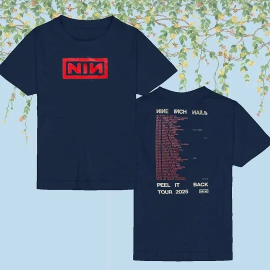 Discover Nine Inch Nails Peel It Back Tour 2025 NIN Concert Fan Gifts T-Shirt
