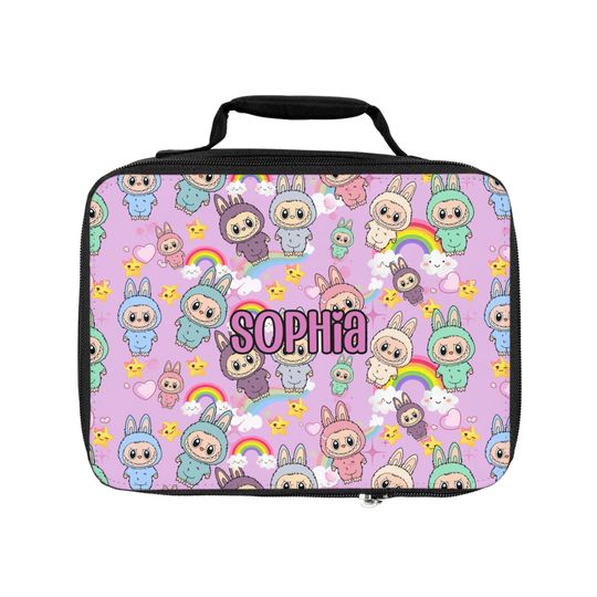 Discover Labubu Lunch Box, Back To School, Kids Lunchbox, Personalized or can leave blank, matching Labubu backpack