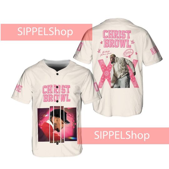 Discover Personalized Music Tour Baseball Jersey, Custom Name  Number Fan Merch, Unisex R&B Concert Outfit Streetwear