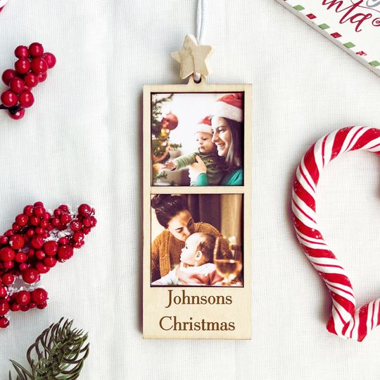 Discover Personalised Photo Ornament Gifts, Wooden Ornaments