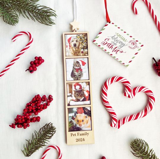 Discover Personalised Photo Ornament with Multiple Photos,